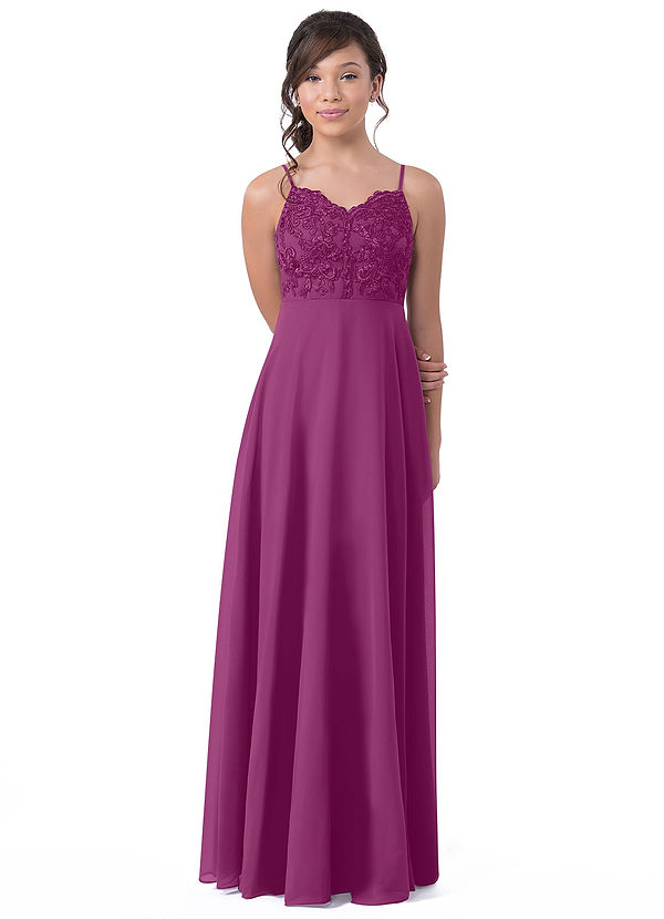 Vestidos Elegantes Para Damas De Honor Junior Con Hombros Descubiertos Orquídea main image 0