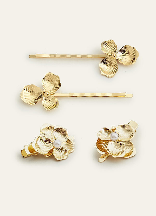 front Eden & Poppies Pearl Clip 4pic set