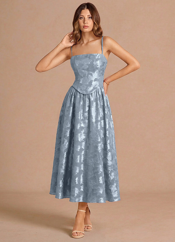 empire cut bridesmaid dresses Glittering Waist Slit Tulle Dress with V-Neck Size:4 (XXS) 20260519_35% Porsha WilliamsHermes