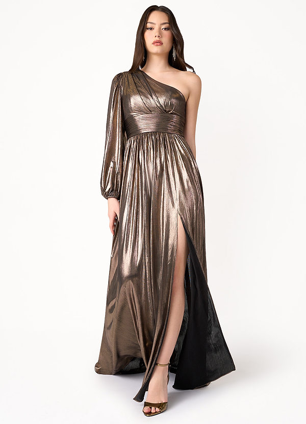 Hera Bronze Disco Gown image1