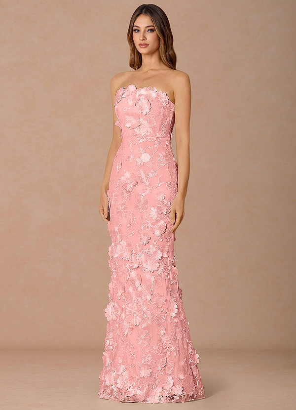 Della Pink Maxi Dress | Azazie