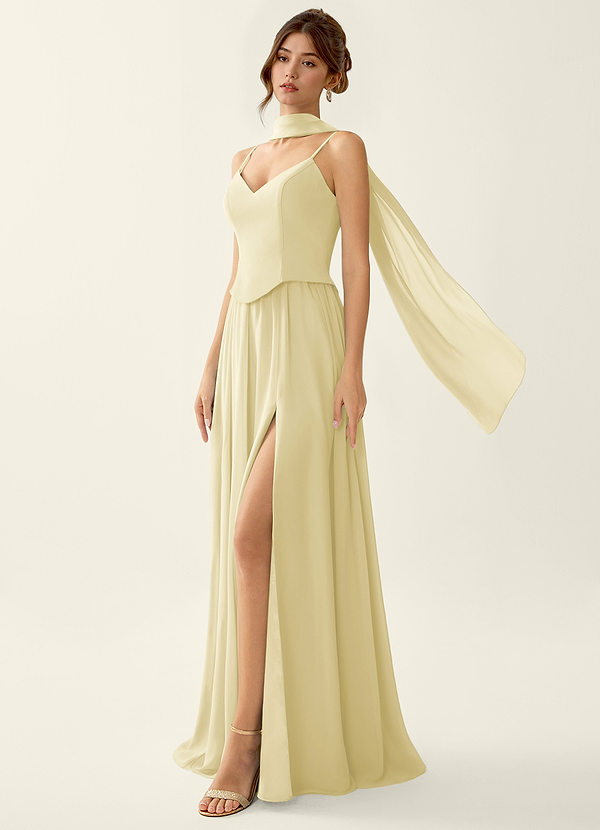 Chloely Gul Festkjole image1