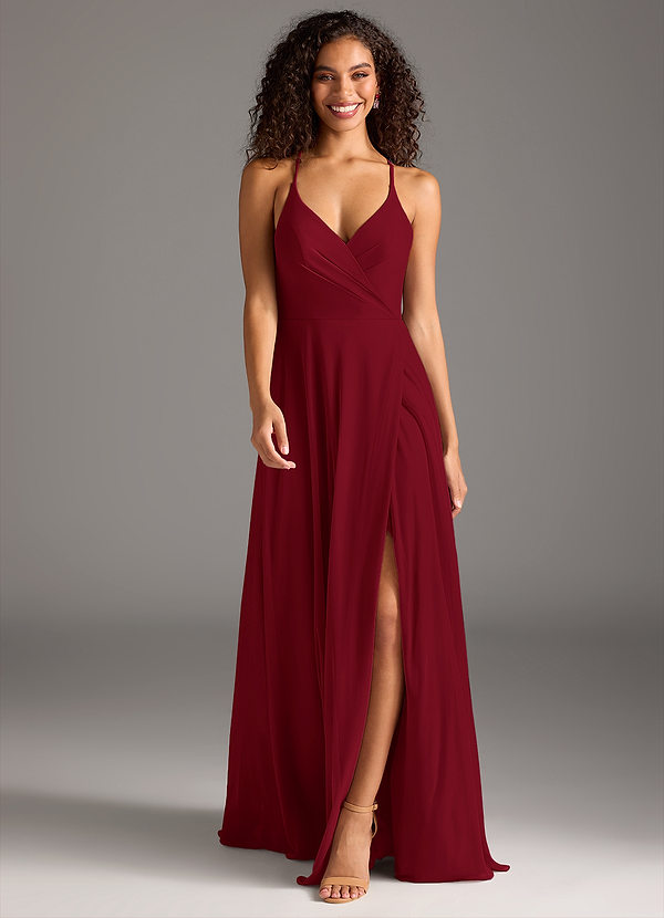 jurk Davis Merlot image1
