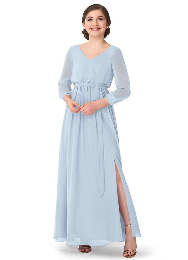 Mist Azazie Angelica Junior Bridesmaid Dresses | Azazie