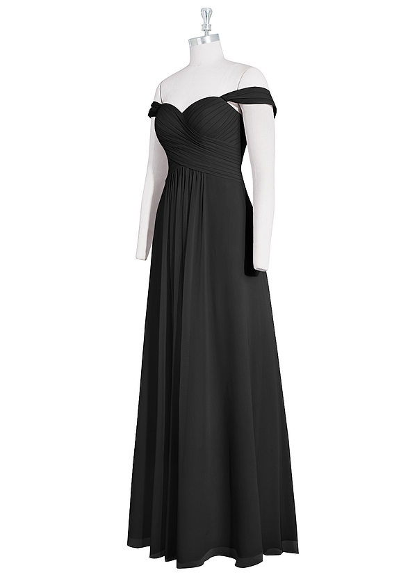  Azazie Corin Bridesmaid Dress  Black Azazie 