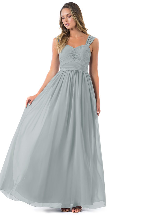 Dolphin Grey Azazie Zapheira Bridesmaid Dresses Azazie