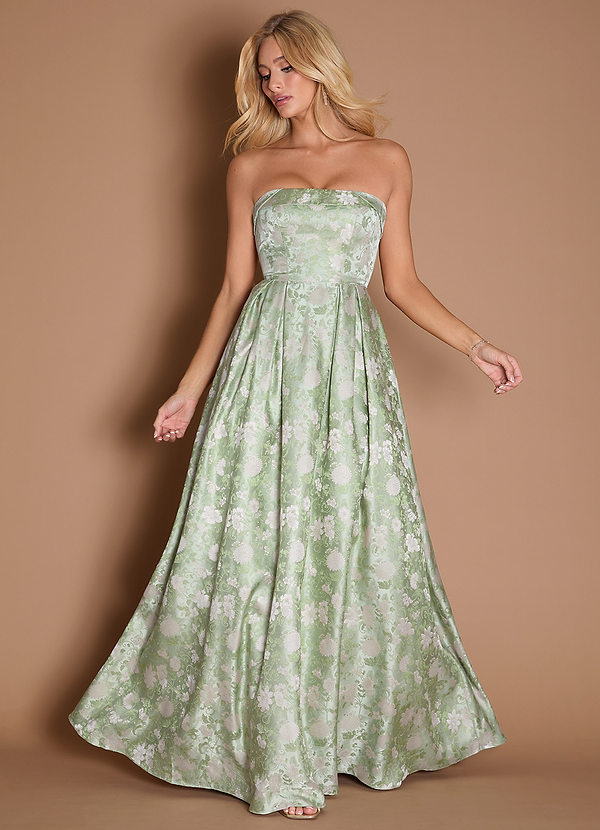 Wanda Mint Frost Gown | Azazie