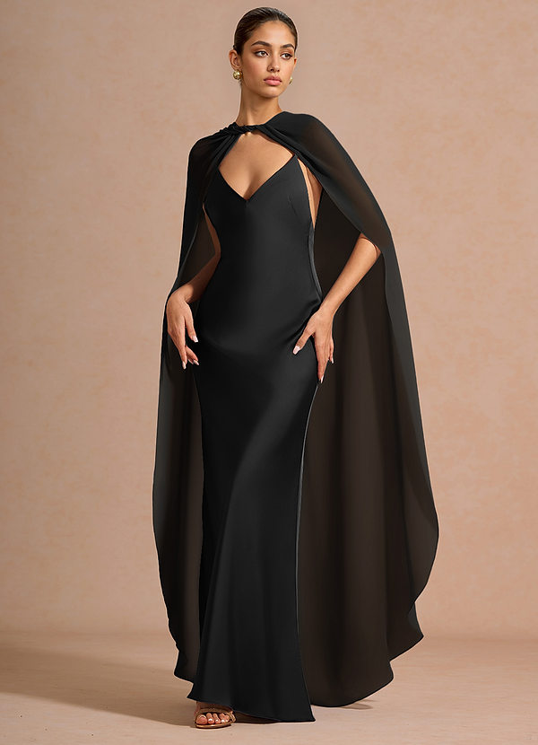 Idunn Black Maxi Dress image1