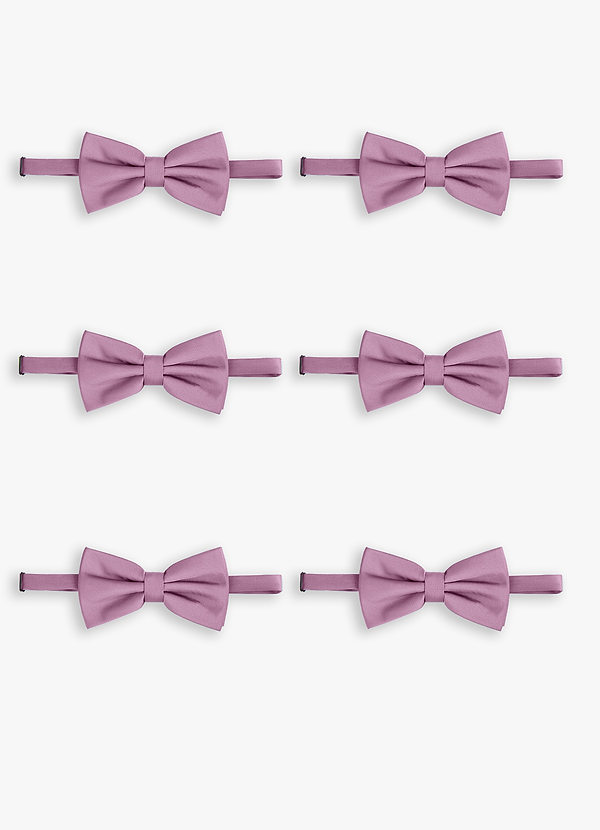 front Nœud papillon extensible en satin ajustable – Ensemble de 6 pièces