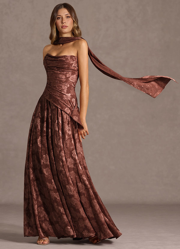 Gabriela Mocha Coco Maxi Dress image1