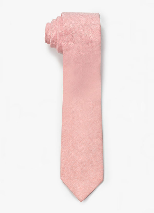 front Soft Cotton Groomsmen Skinny Tie