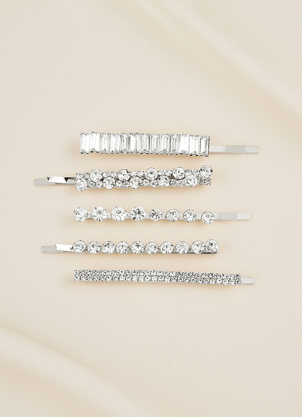 Geassorteerde strass haarclipset front