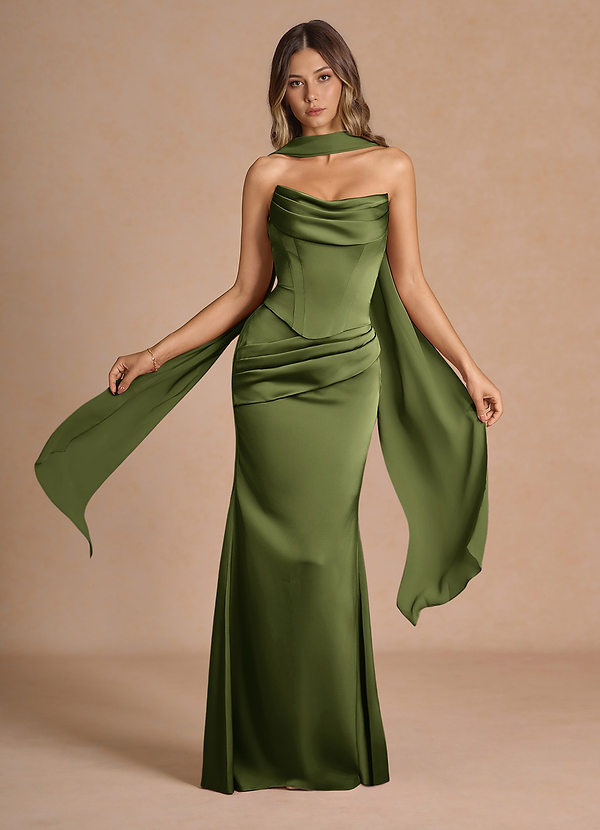 Sorrel Olive Corset Two-Piece Sets image1