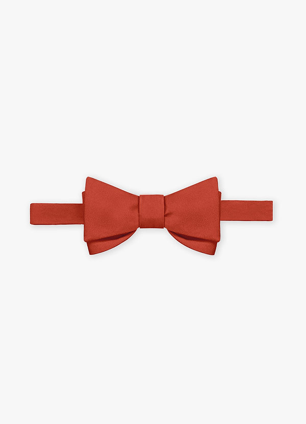 front Stretch Satin Bow Tie