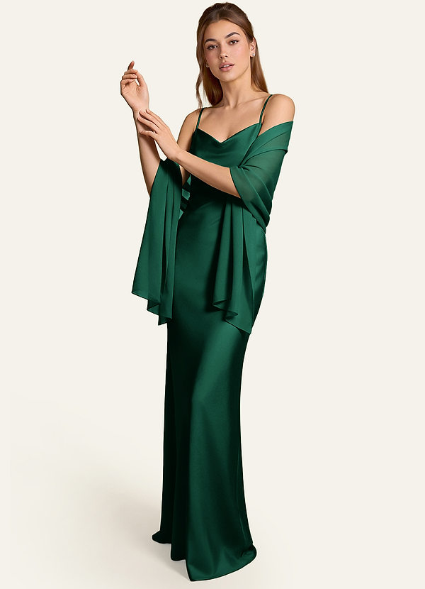 front Azazie Passender Aleena Chiffon-Schal