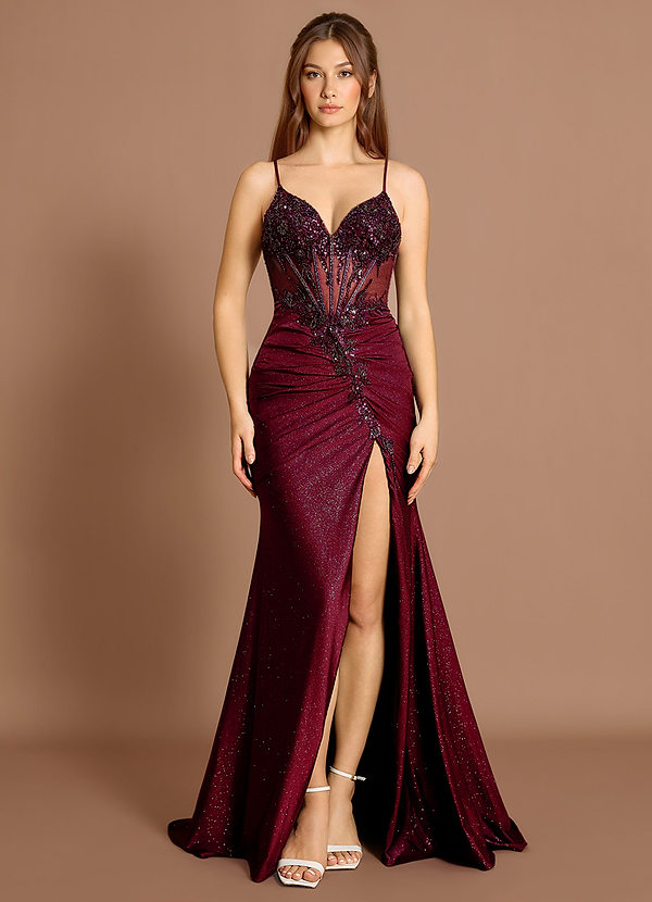 Robe Longue Vin Adira image1