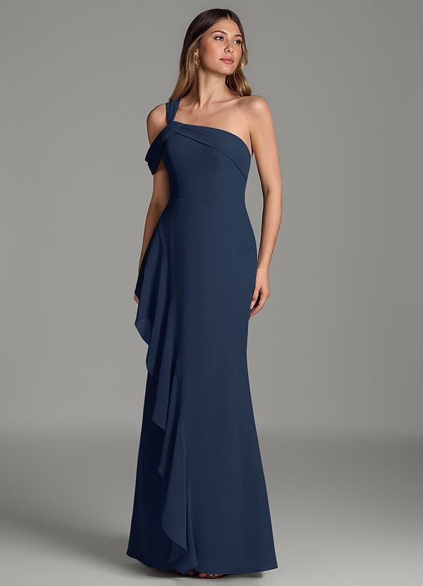 denim dresses long Dress – styleonme.in Waist Size:Small Reg | 84cm Herve Leger - Cornflower mididresscollection