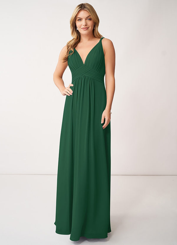 Dark Green Azazie Maren Bridesmaid Dresses | Azazie