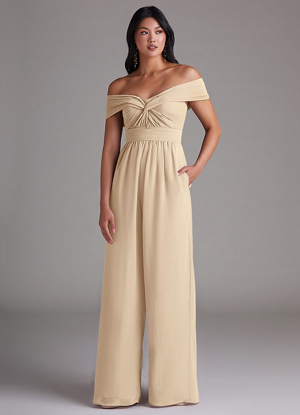 Robe Longue Champagne Lamara image1