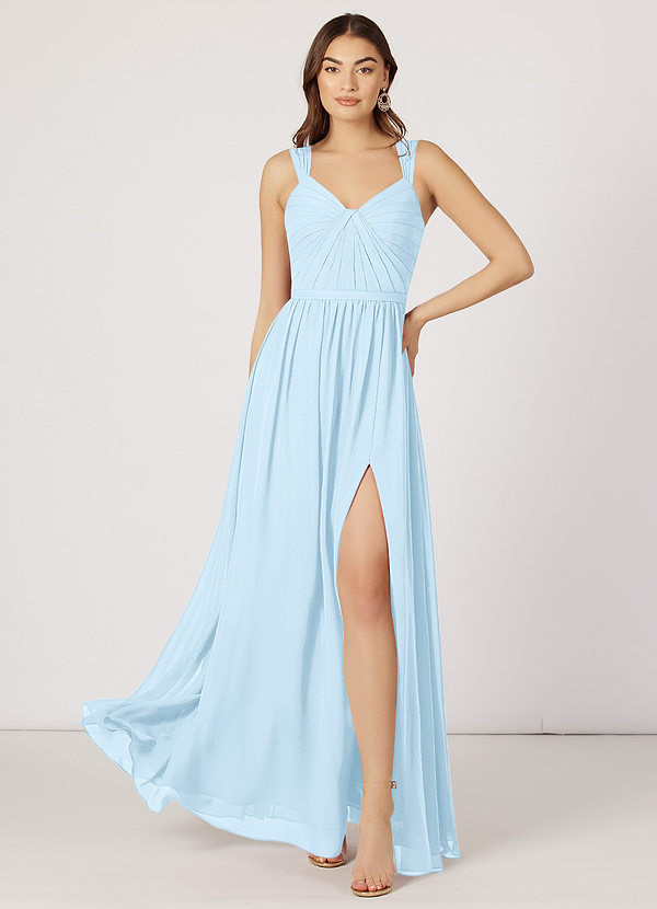 Sky Blue Azazie Evie Bridesmaid Dresses | Azazie