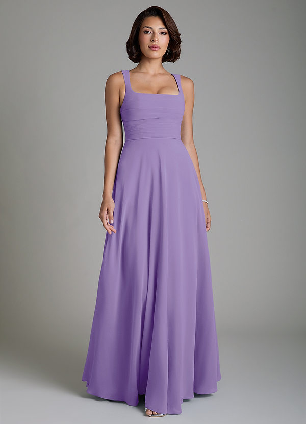 Azazie Azaria Bridesmaid Dresses Tahiti A-Line Corset Chiffon Dress image1