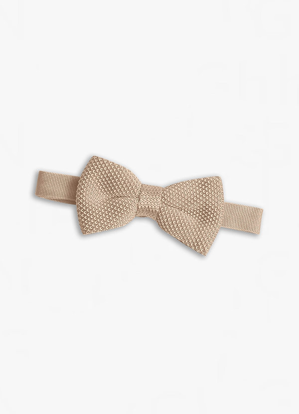 front Men's Knitted Bow Tie