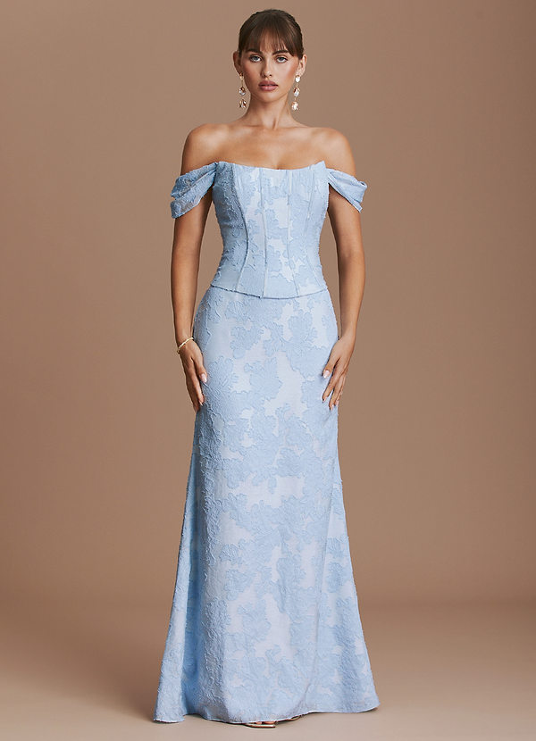 Rosie Cloud Blue Maxi Dress image1