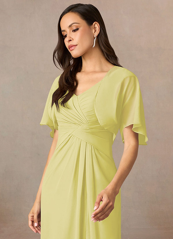 front Azazie Matching Color Salome Chiffon Wrap