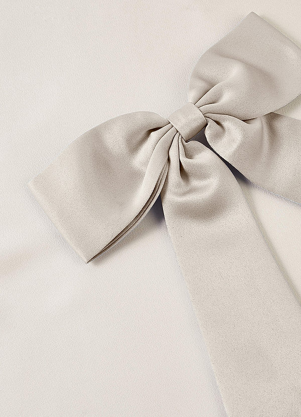Matching Color Bow Hair Clip Set front
