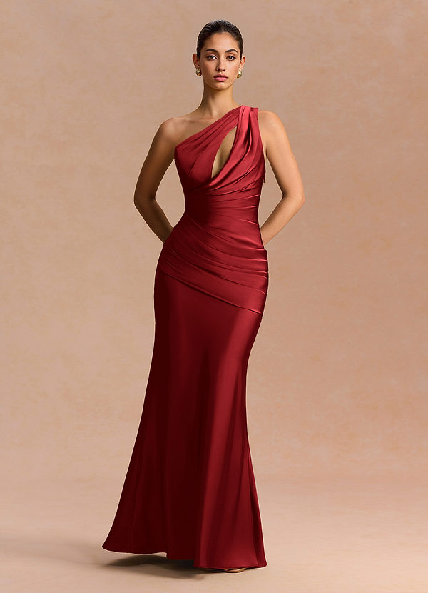 Guinevere Cherry Red Maxi Dress image1