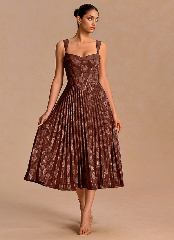 Ottilie Mocha Coco Midi Dress image1