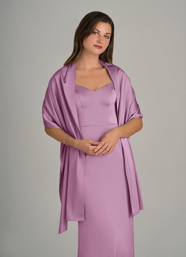 front Azazie Scialle In Raso Elasticizzato Irlanda In Colori Coordinati