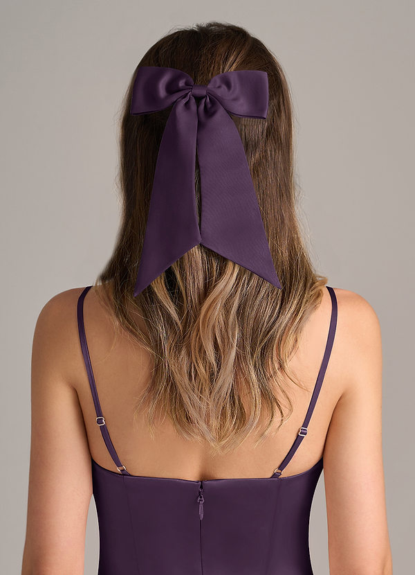 front Matching Color Bow Hair Clip Set