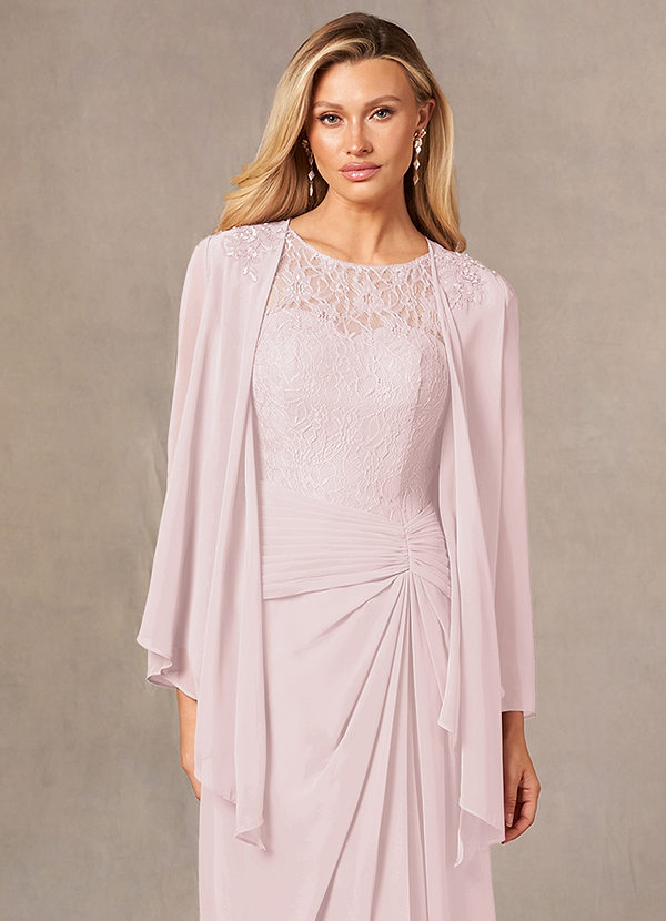 front Azazie Matching Color Moxie Chiffon Wrap