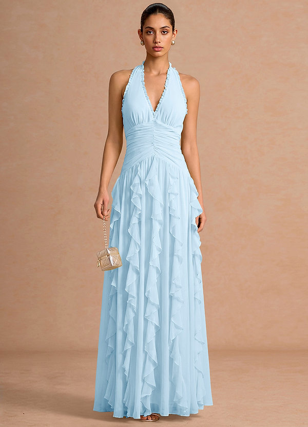 Robe Longue Bleu Ciel Sylvie image1