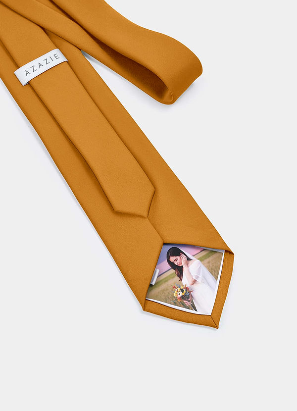 front Matte Satin Custom Photo Tie – Personalized Necktie