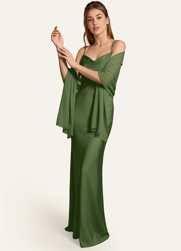 front Azazie Passender Aleena Chiffon-Schal