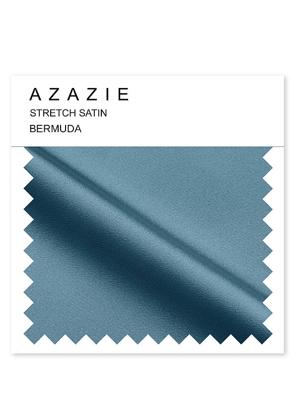 front Azazie Bermuda Stretch Satin Swatch