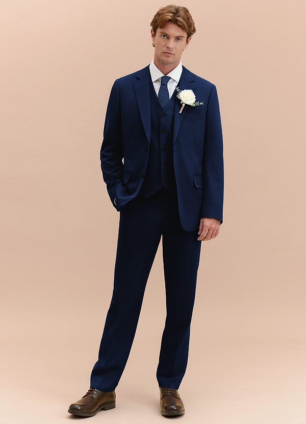 front James Azul Traje de 3 piezas