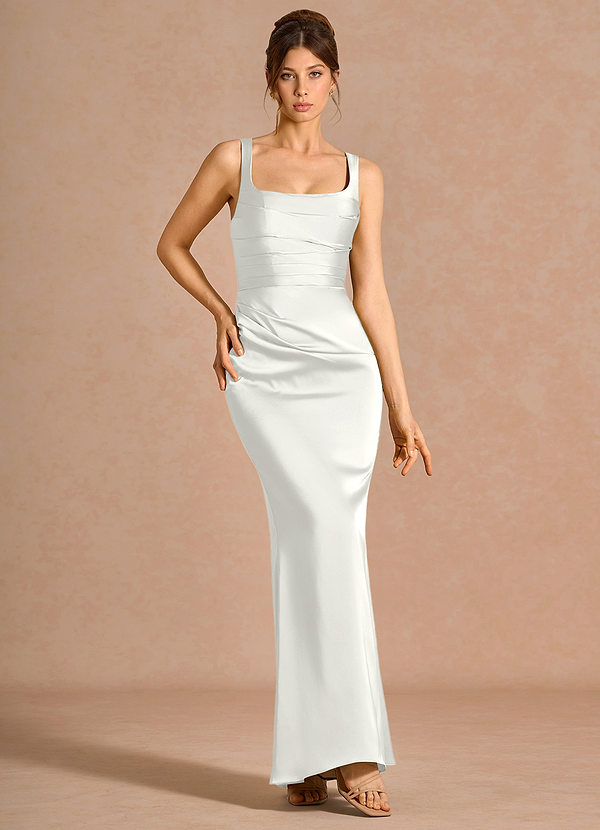 Hadiya White Maxi Dress image1