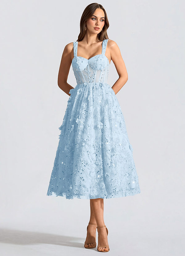 Rilsa Blue Midi Dress image1