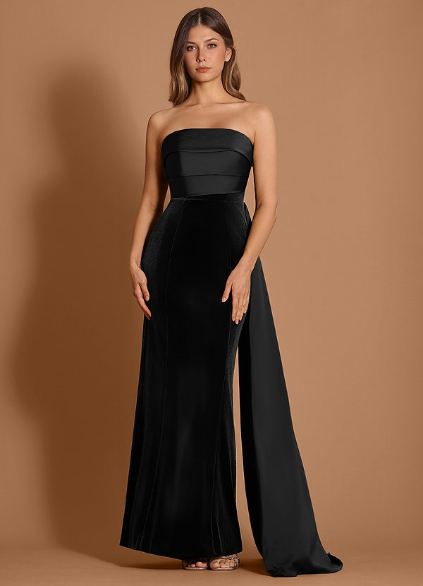 Maxi jurk Catherine Zwart image1