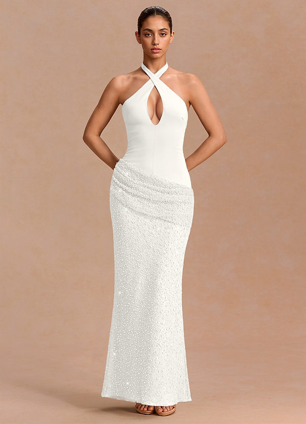 Zora White Maxi Dress image1