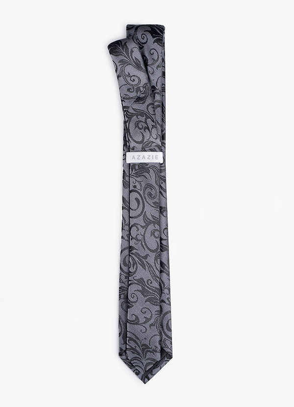 back Abstract Floral Skinny Tie