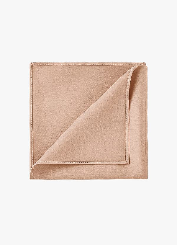 front Stretch Satin Pocket Square