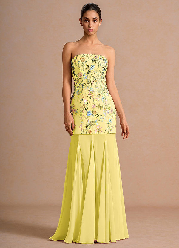Nessa Lemon Multi Maxi Dress image1