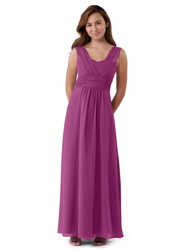 Elegantes Vestidos Sin Mangas Para Damas De Honor Junior Orquídea main image 0