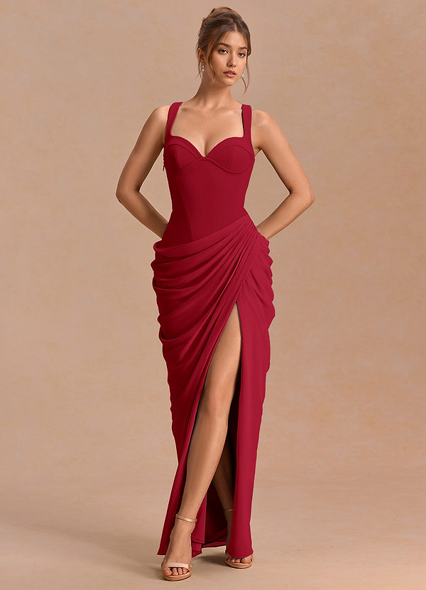 Robe Maxi Rouge Cerise Nabila image1