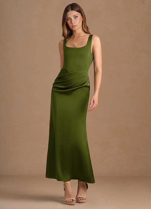 Robe Longue Olive Verte Jessamine image1