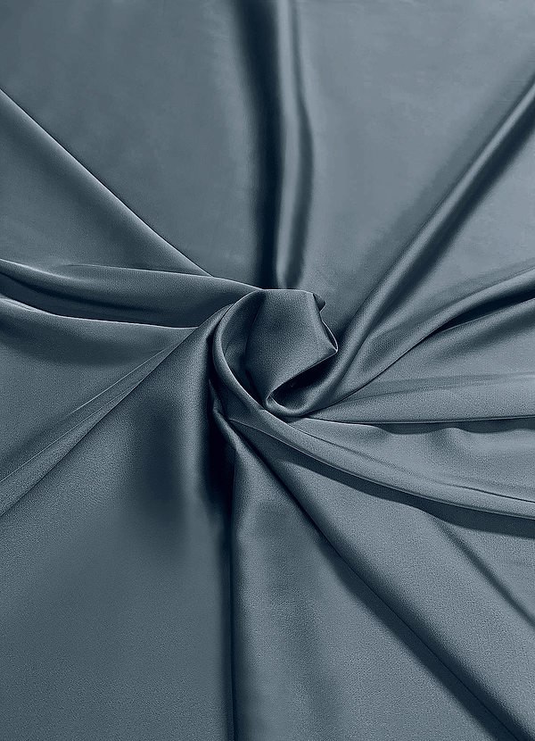 front Azazie Twilight Stretch Satin Fabric By the Yard